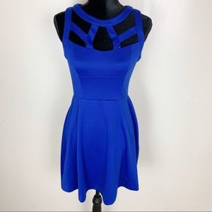 Sexy Royal Blue cocktail dress size 6